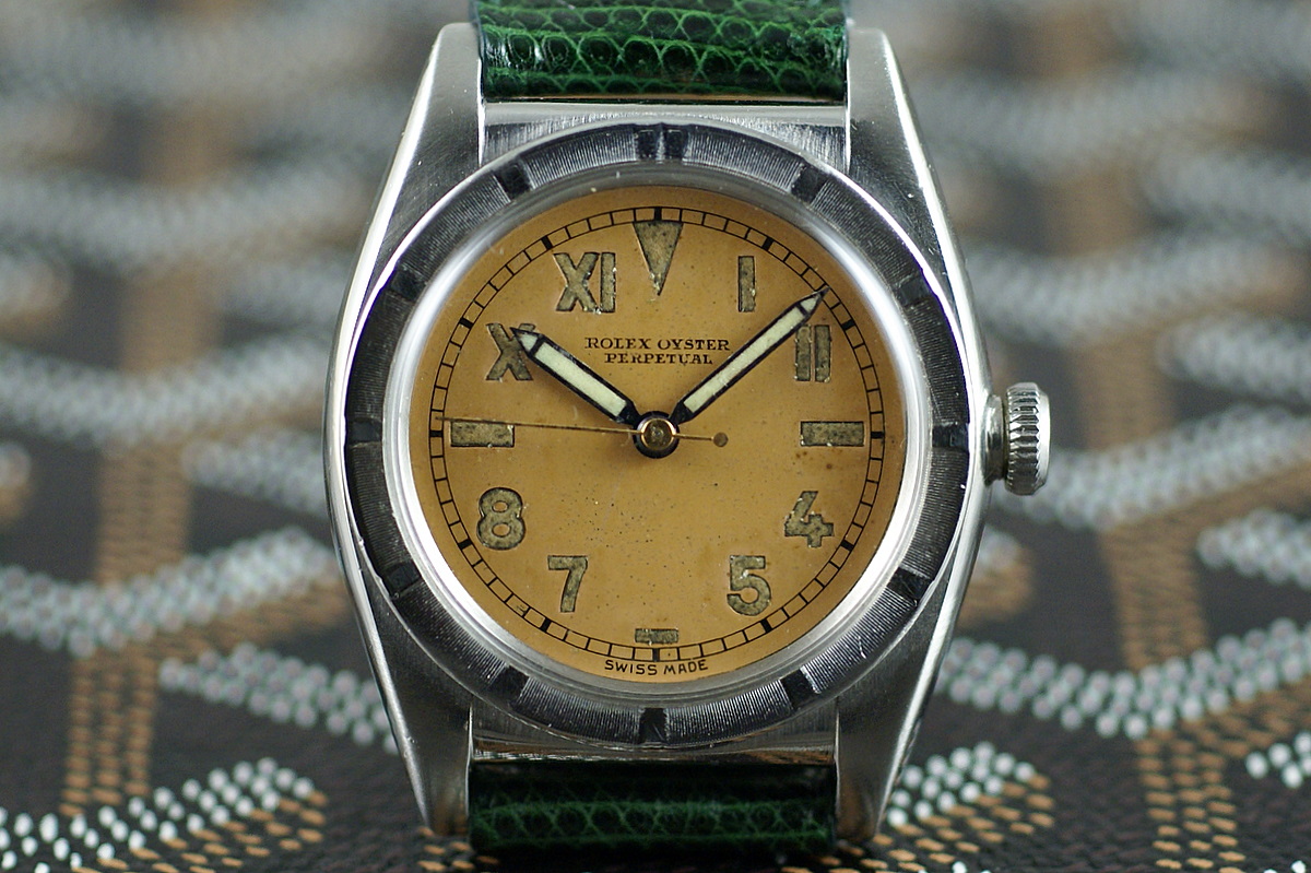 10 Ten » Rolex Bubbleback 3372 Dial with Original Papers”