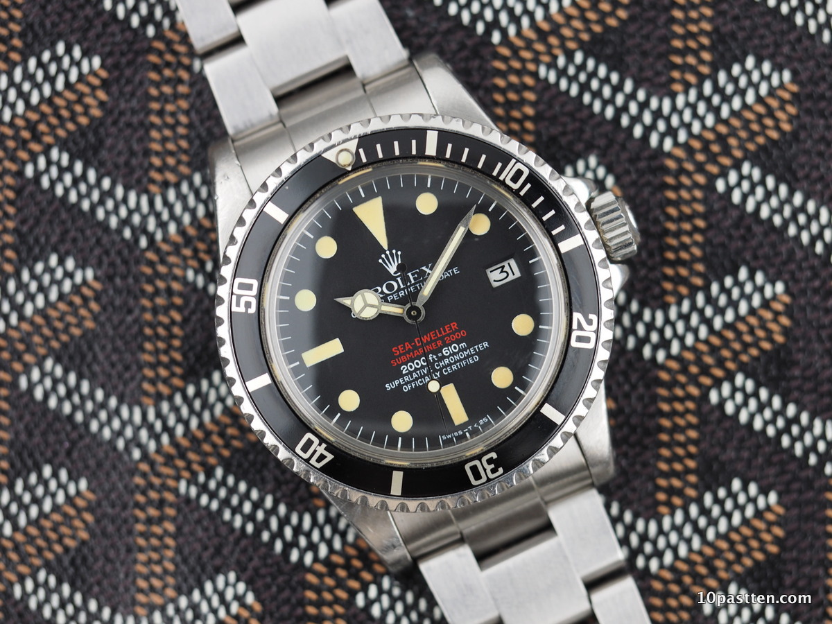 10 Past Ten » Rolex Double Red Sea-Dweller Ref. 1665 “MK-4” Box and Papers